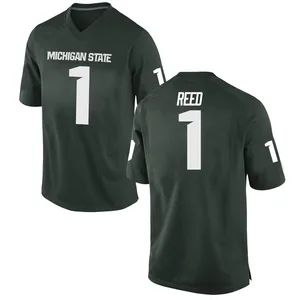 Jayden Reed Michigan State Spartans Youth Game Football College Jersey - Green