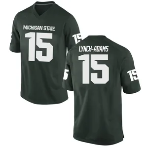 Kay'Ron Lynch-Adams Nike Michigan State Spartans Men's Game Football College Jersey - Green