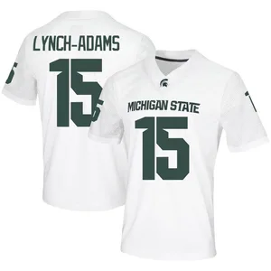 Kay'Ron Lynch-Adams Nike Michigan State Spartans Men's Game Football Jersey - White