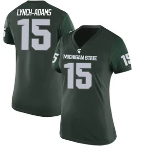 Kay'Ron Lynch-Adams Nike Michigan State Spartans Women's Game Football College Jersey - Green