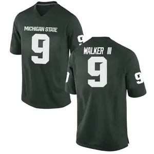 Kenneth Walker III Nike Michigan State Spartans Youth Game Football College Jersey - Green