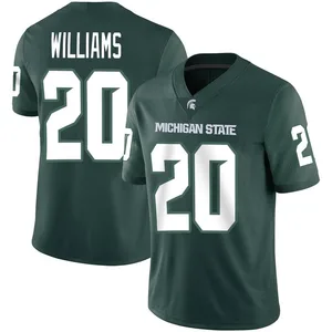 Keshawn Williams Nike Michigan State Spartans Men's Game Football Jersey - Green