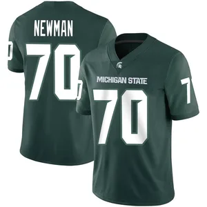 Luke Newman Nike Michigan State Spartans Men's Game Football Jersey - Green