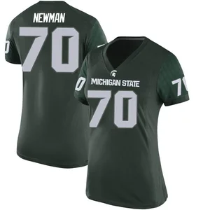 Luke Newman Nike Michigan State Spartans Women's Replica Football College Jersey - Green