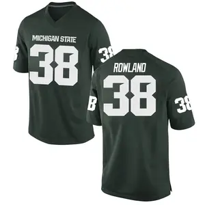 Spencer Rowland Nike Michigan State Spartans Youth Game Football College Jersey - Green