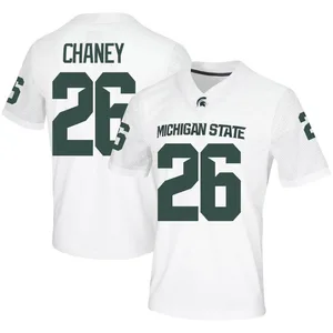 Stone Chaney Nike Michigan State Spartans Youth Game Football Jersey - White